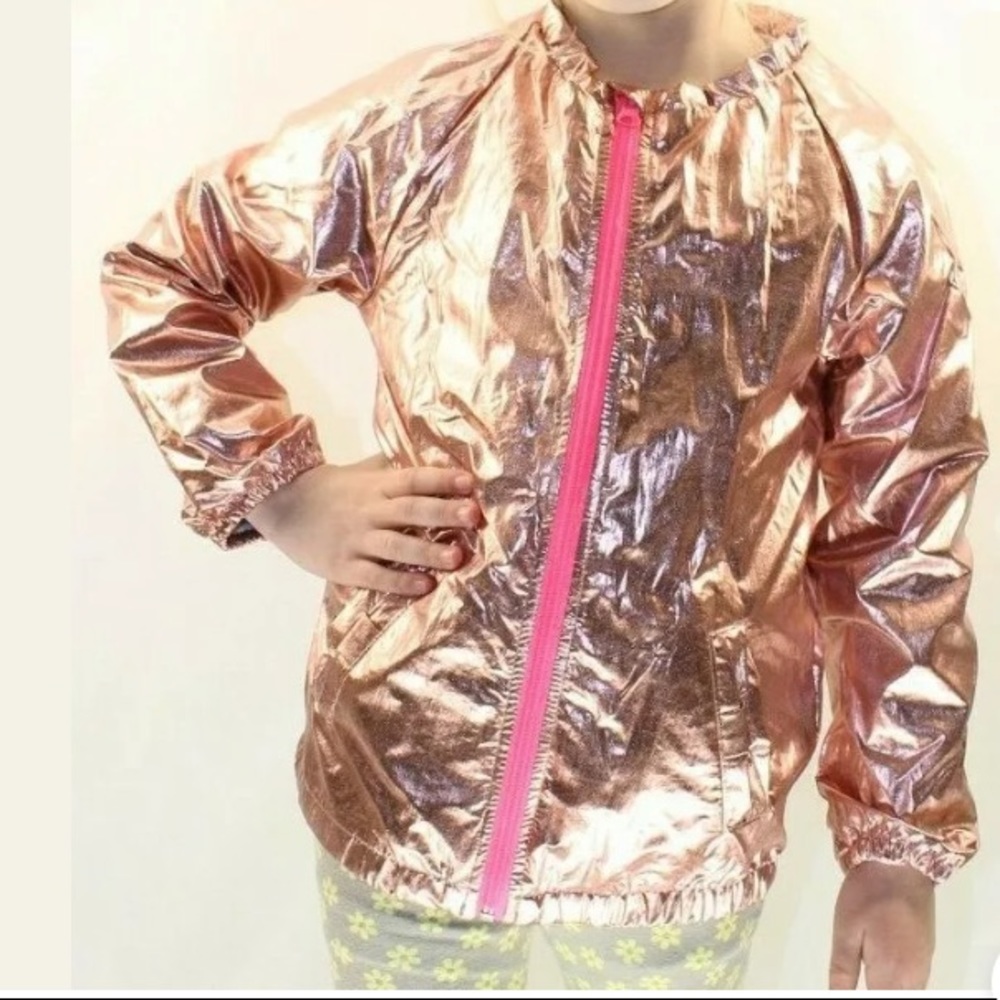 Cat&Jack Girls long Sleeve Bomper Rose Gold